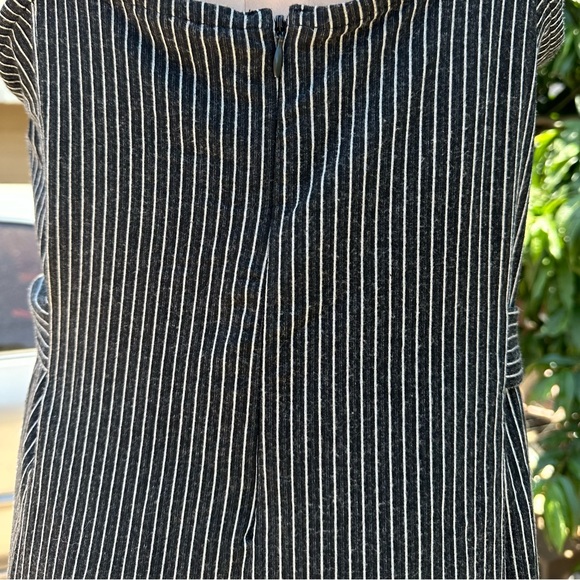 Wild Fable Black & White Vertical Stripes Tank Pantsuit - Picture 6 of 8